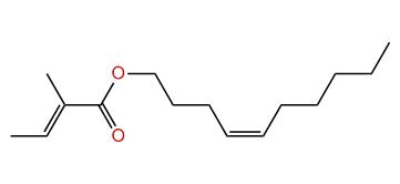 (Z)-4-Decenyl (E)-2-methyl-2-butenoate